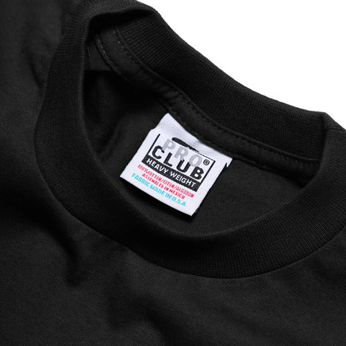 Playera Manga Larga Marca Pro Club Algodón Pesado