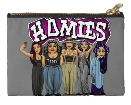 Estuche Estilo Homies | Lona Duradera – Ideal para Maquillaje, Lápices o Accesorios